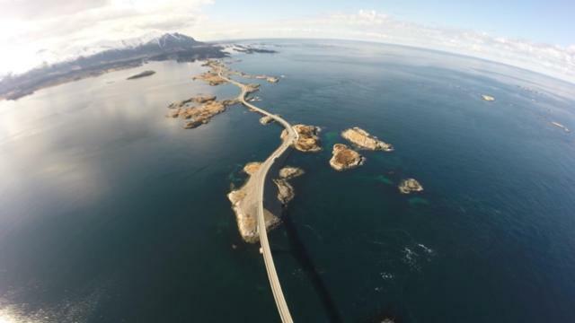 Leite Gard Near Atlantic Road In Hustadvika Lyngstad Kültér fotó